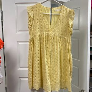 Mustard Seed Eyelet Romper